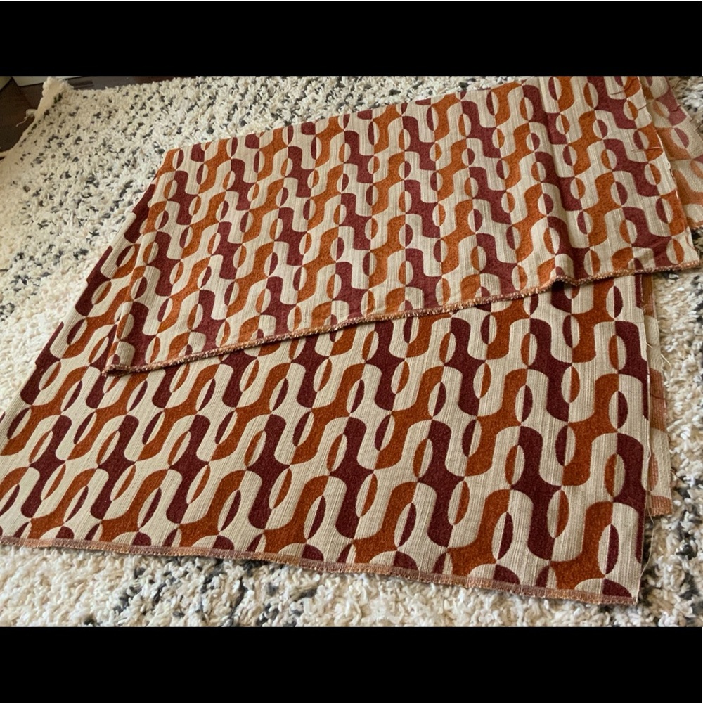 ✨SOLD✨Retro High Quality 70s Upholstery Fabric